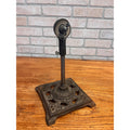 Antique Cast Iron Tabletop Microphone / Telephone Transmitter Stand