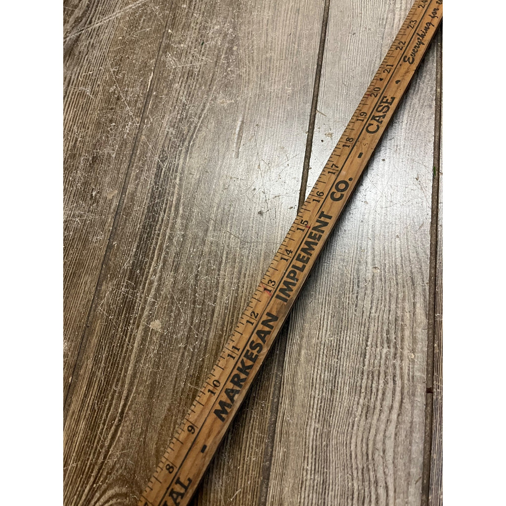 Vintage Case De Laval Wooden 36" Measuring Yardstick Farm Advertising Wisconsin