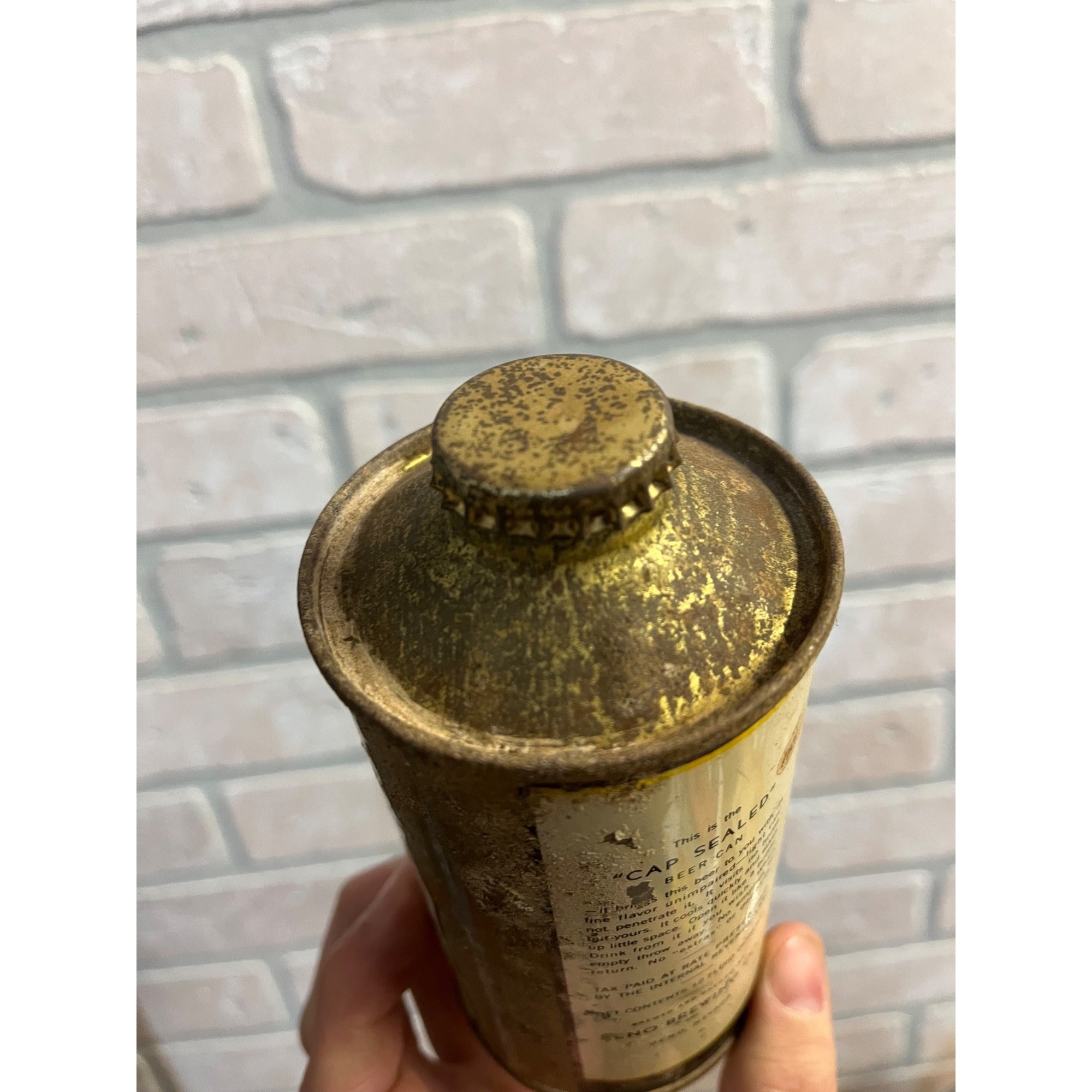 RARE Vintage 1930s Royal Beer Cone Top Beer Can - Reno Brewing Co. Nevada READ