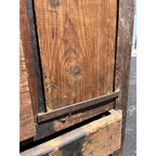 Antique Primitive Folk Art Owl Cabinet Repurposed Mills Owl Slot Machine Tool Chest