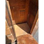 Antique Primitive Folk Art Owl Cabinet Repurposed Mills Owl Slot Machine Tool Chest