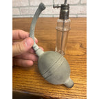 Vintage Lot (2) Devilbiss Glass Atomizer Perfume Bottles