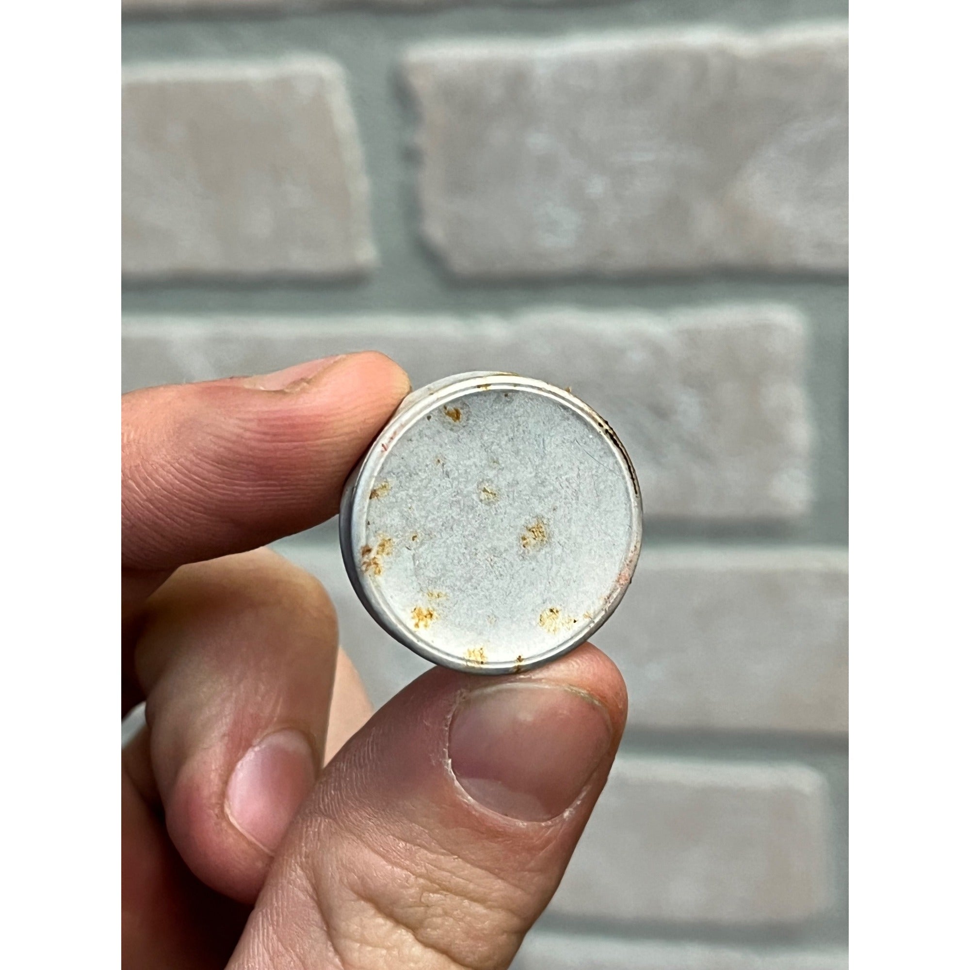 RARE Vintage 1920s Hinds Disappearing Cream Makeup Compact Tin Advertising