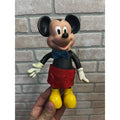 Vintage Mickey Mouse Doll or Figure Plastic Body and Rubber Head Walt Disney Hong Kong Circa 1960