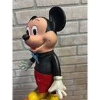 Vintage Mickey Mouse Doll or Figure Plastic Body and Rubber Head Walt Disney Hong Kong Circa 1960