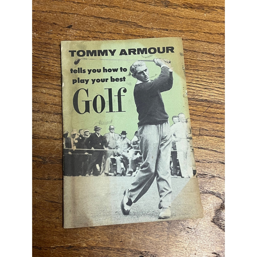 Vintage 1956 Tommy Armour How to Play Your Best Golf Booklet 15pg