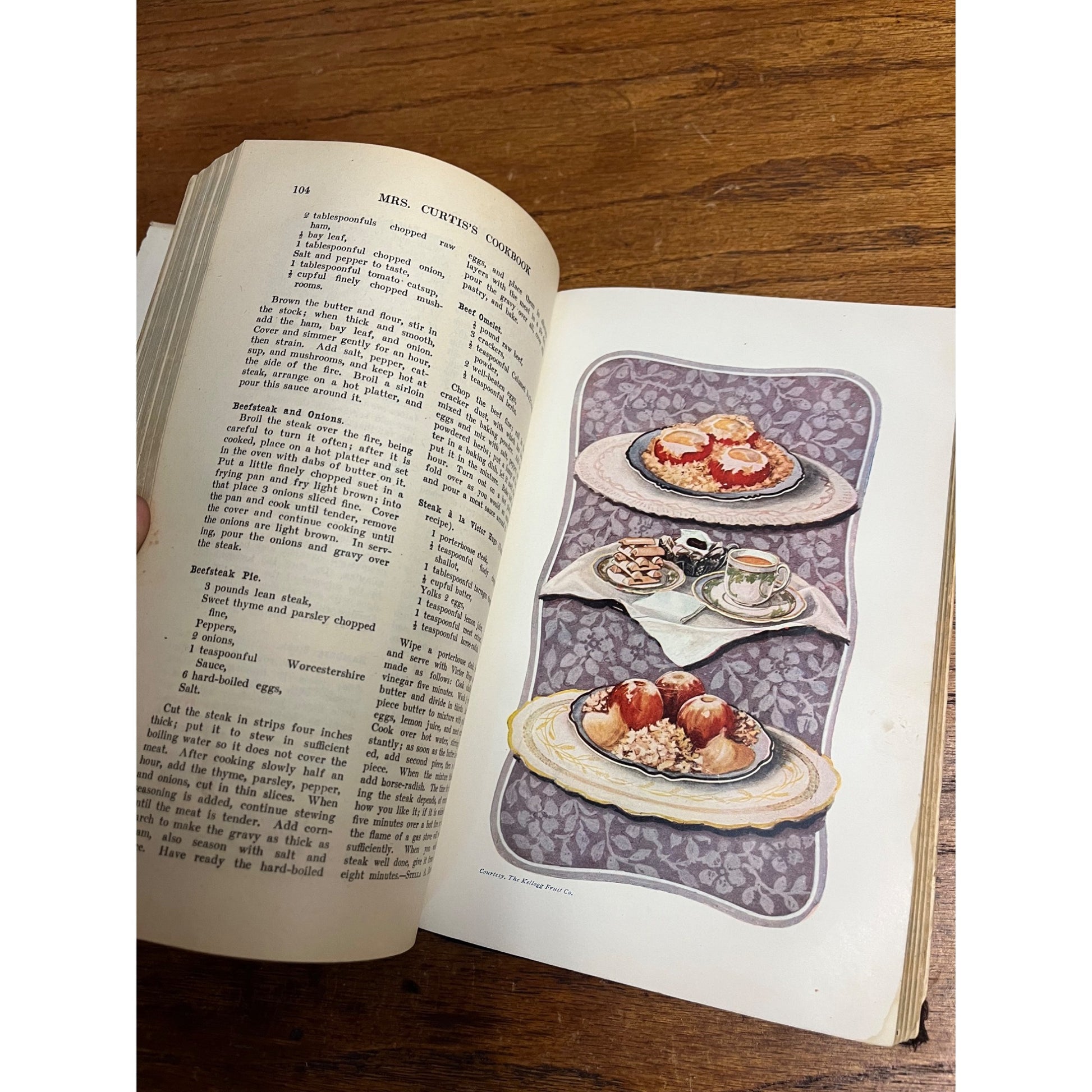 Household Discoveries & Mrs Curtis's Cookbook - Sidney Morse 1909 Hardcover Book