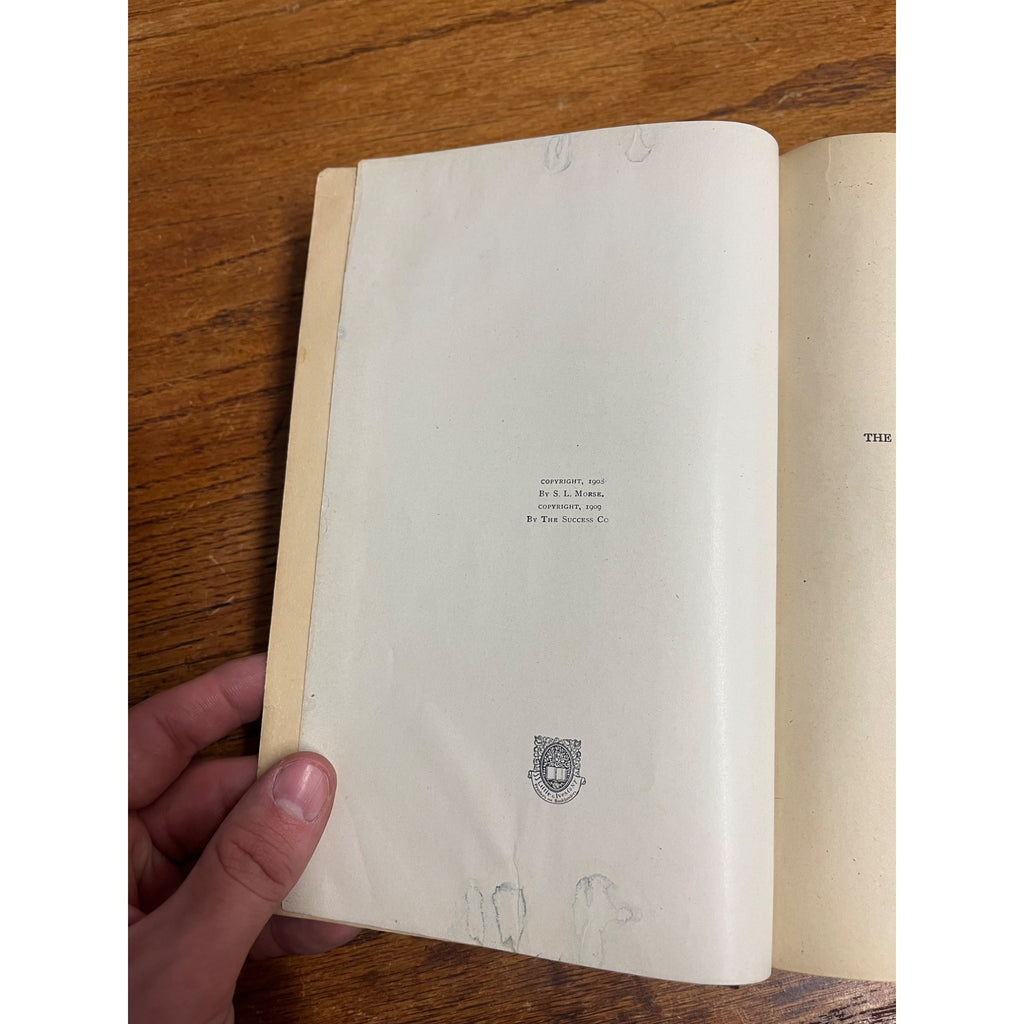 Household Discoveries & Mrs Curtis's Cookbook - Sidney Morse 1909 Hardcover Book