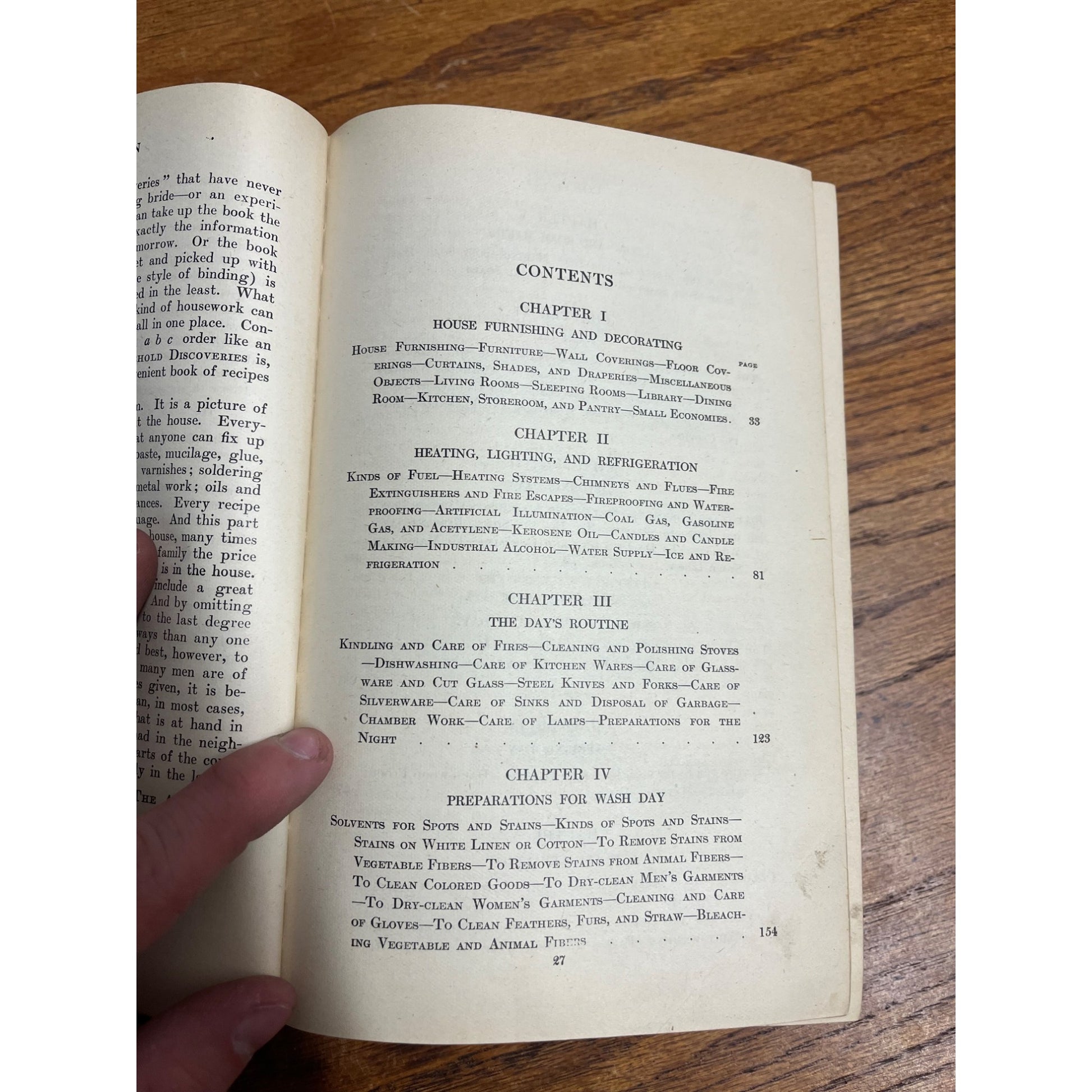 Household Discoveries & Mrs Curtis's Cookbook - Sidney Morse 1909 Hardcover Book
