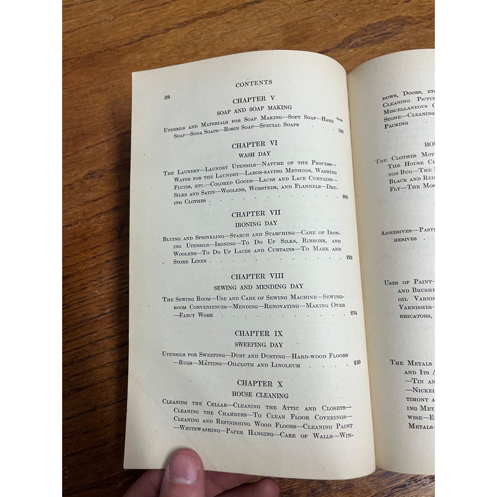 Household Discoveries & Mrs Curtis's Cookbook - Sidney Morse 1909 Hardcover Book