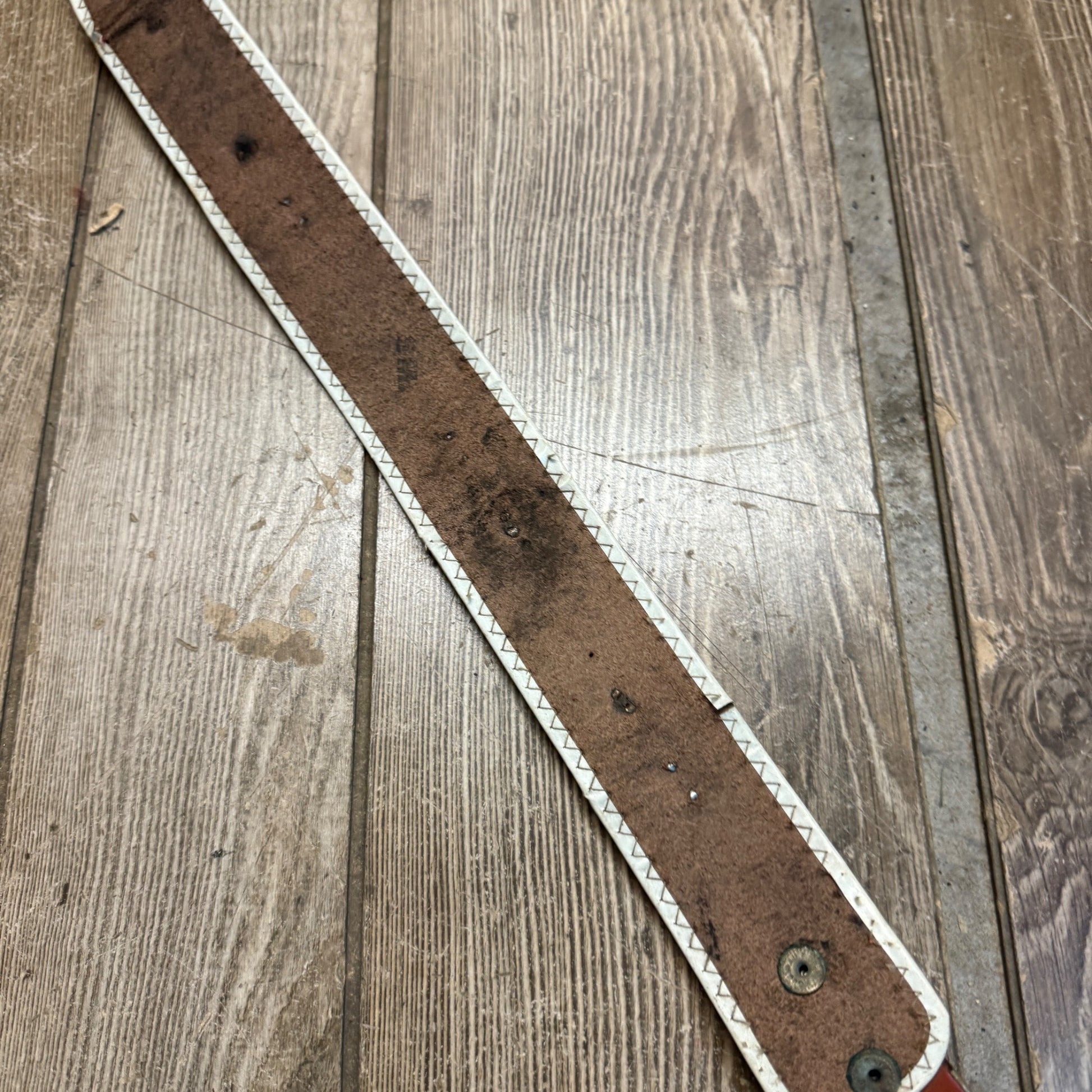 Vintage Child's Toy Western Cowboy Belt w/ Horse Emblems & Jewels Roy Rogers