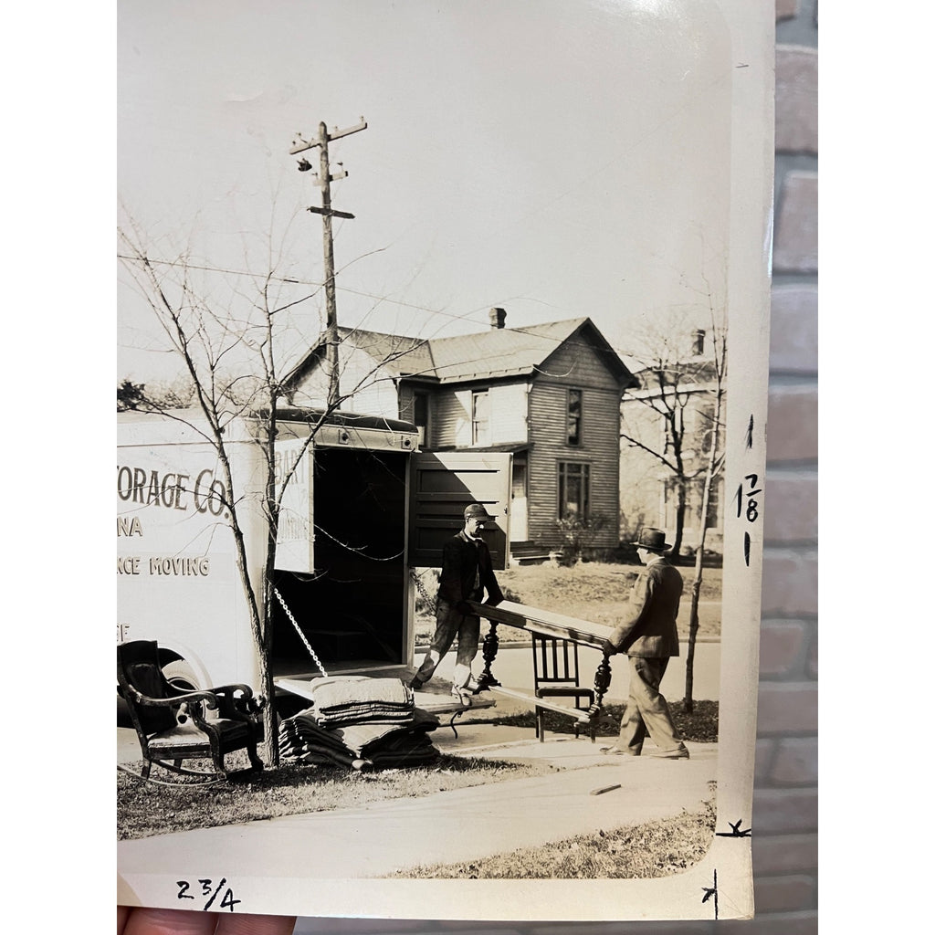 Vintage Original 1920s GM Truck Bartlett Transfer Moving Factory Promo Photo