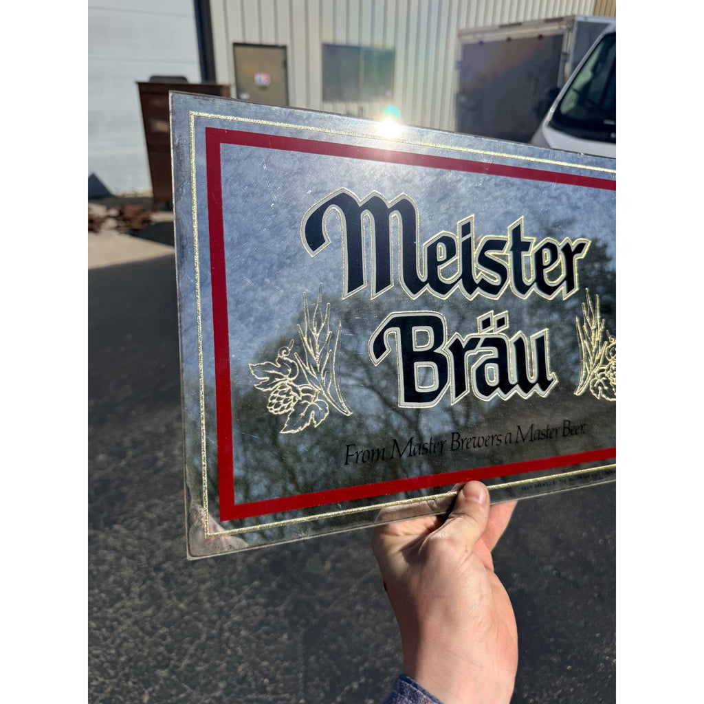 Vintage Miller Meister Brau From Master Brewers Bar Mirror Sign ...
