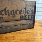 Vintage Wooden Beer Crate Hochgreve’s Brewing Green Bay Wisconsin Wood Box