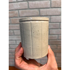 Antique P.C. Flett & Co Apple Plum Jam Stoneware Crock Jar Scotland Primitive Farmhouse