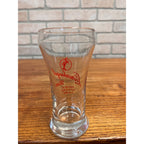 Vintage J. Leinenkugel Brewing Co. Mini Pilsner Glass Indian Maiden Logo Purest Spring Water Chippewa Falls, WI