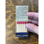 Vintage National Food Stores Coffee Natco Matchbook Matches Advertising Unstruck