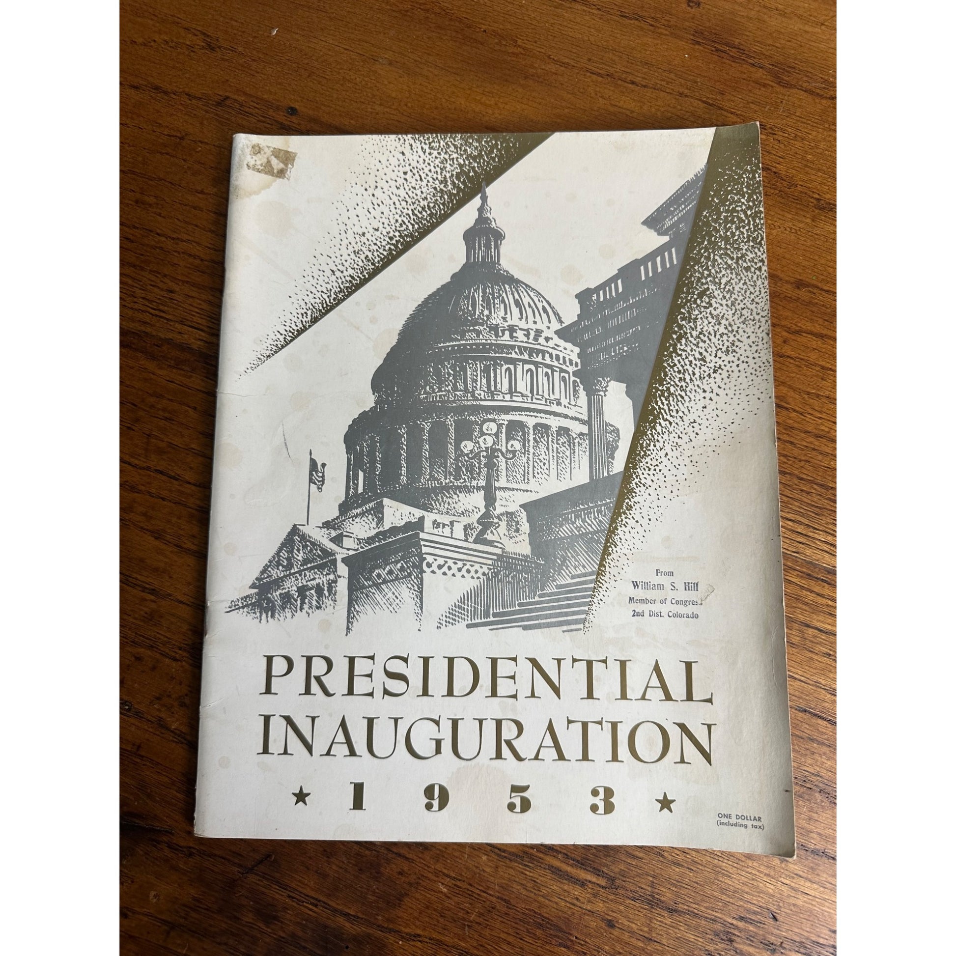 Dwight Eisenhower Vintage 1953 Presidential Inauguration Program Nixon VP