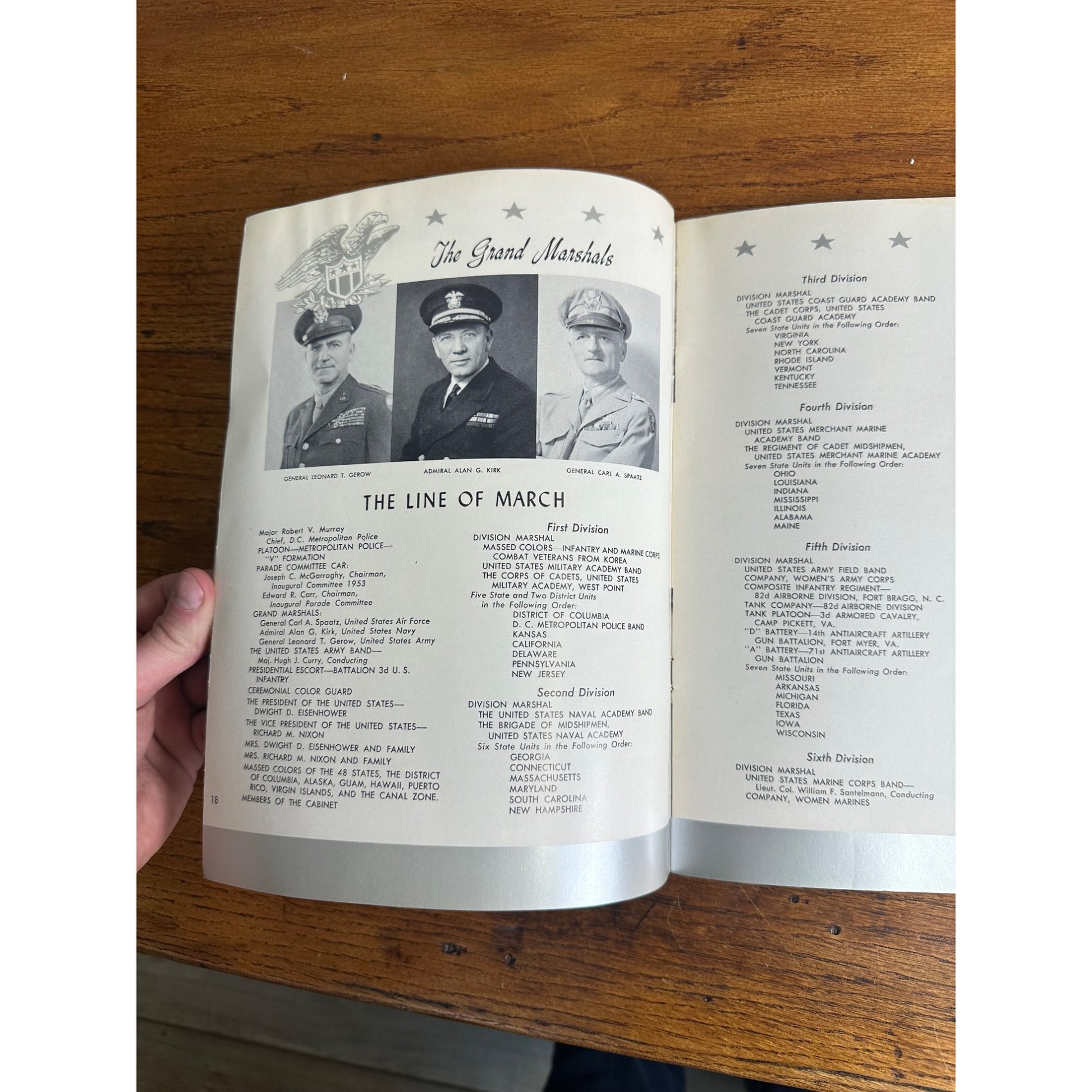 Dwight Eisenhower Vintage 1953 Presidential Inauguration Program Nixon VP