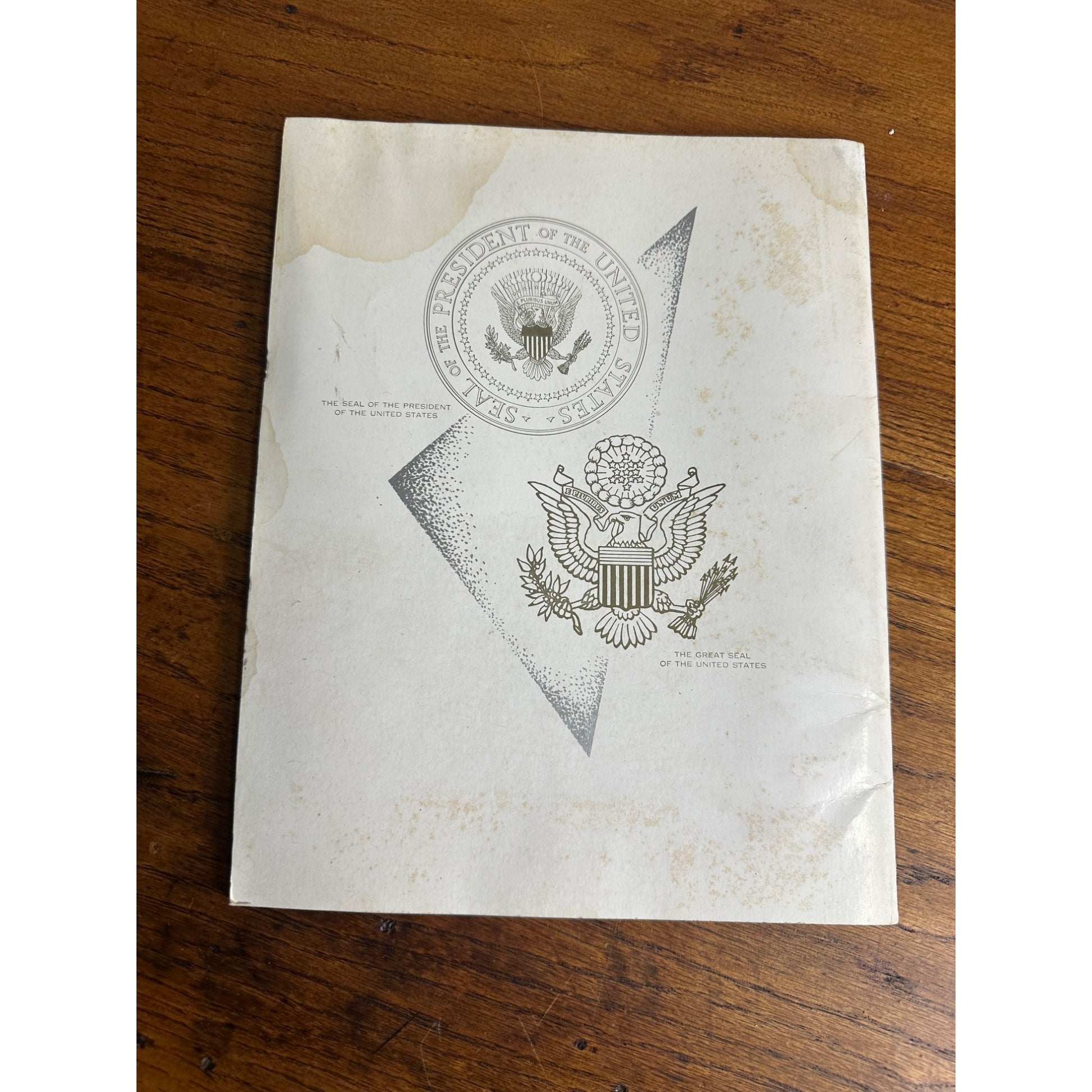 Dwight Eisenhower Vintage 1953 Presidential Inauguration Program Nixon VP