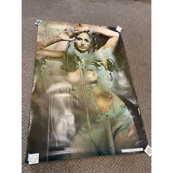 Vintage 1968 More Marie Personality Poster Nude Risque Girl Sexy Pin-Up Garage