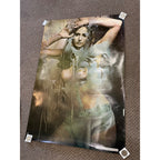 Vintage 1968 More Marie Personality Poster Nude Risque Girl Sexy Pin-Up Garage