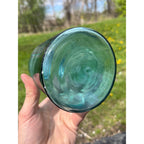 Antique Masons Patent 1858 Aqua Blue Quart Glass Canning Jar Zinc Lid