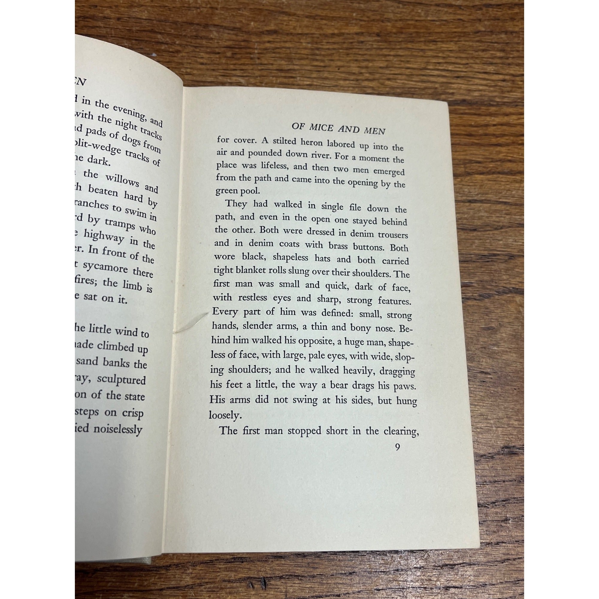 Of Mice and Men John Steinbeck (1937) 1st Edition, 2nd Printing Hardcover VG HC
