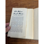 Of Mice and Men John Steinbeck (1937) 1st Edition, 2nd Printing Hardcover VG HC