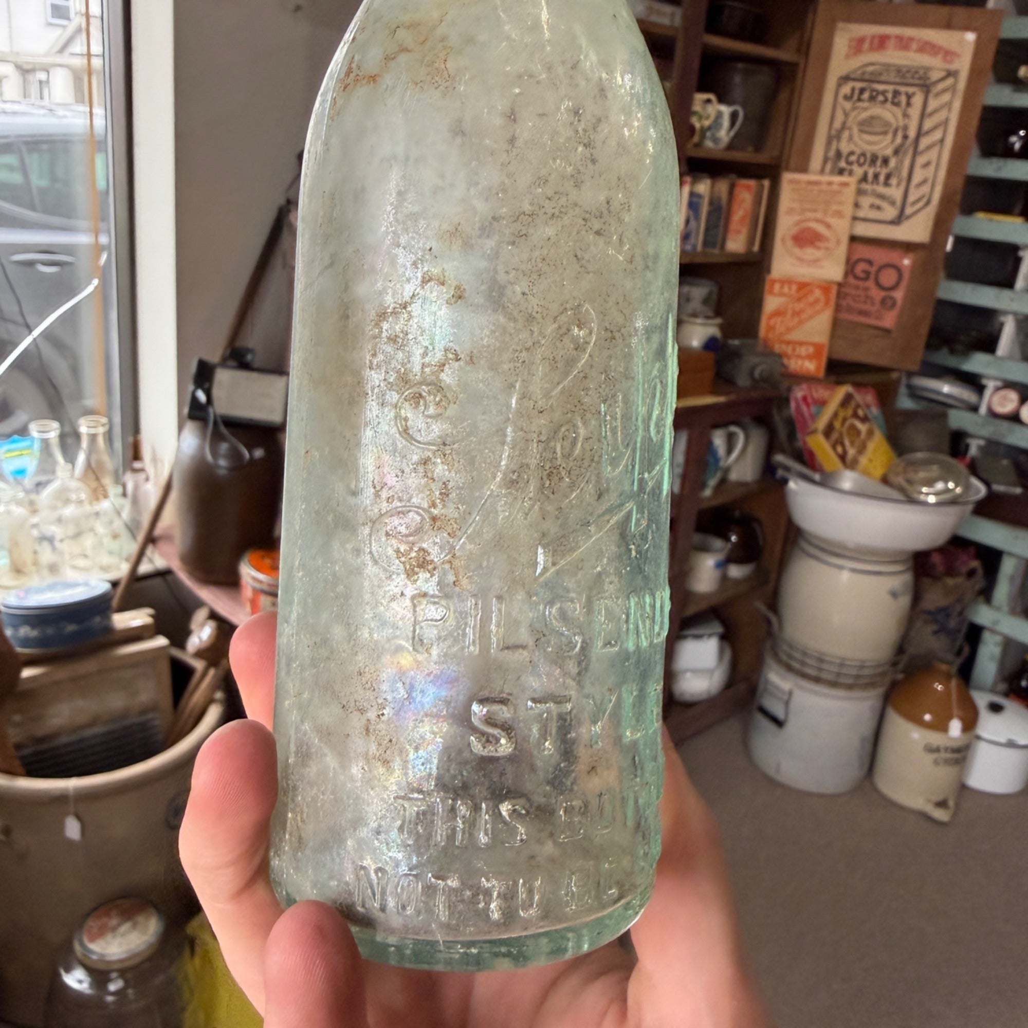 Vintage Conrad Seipp Beer Pilsner Style Chicago Ill Beer Bottle Embossed Illinois