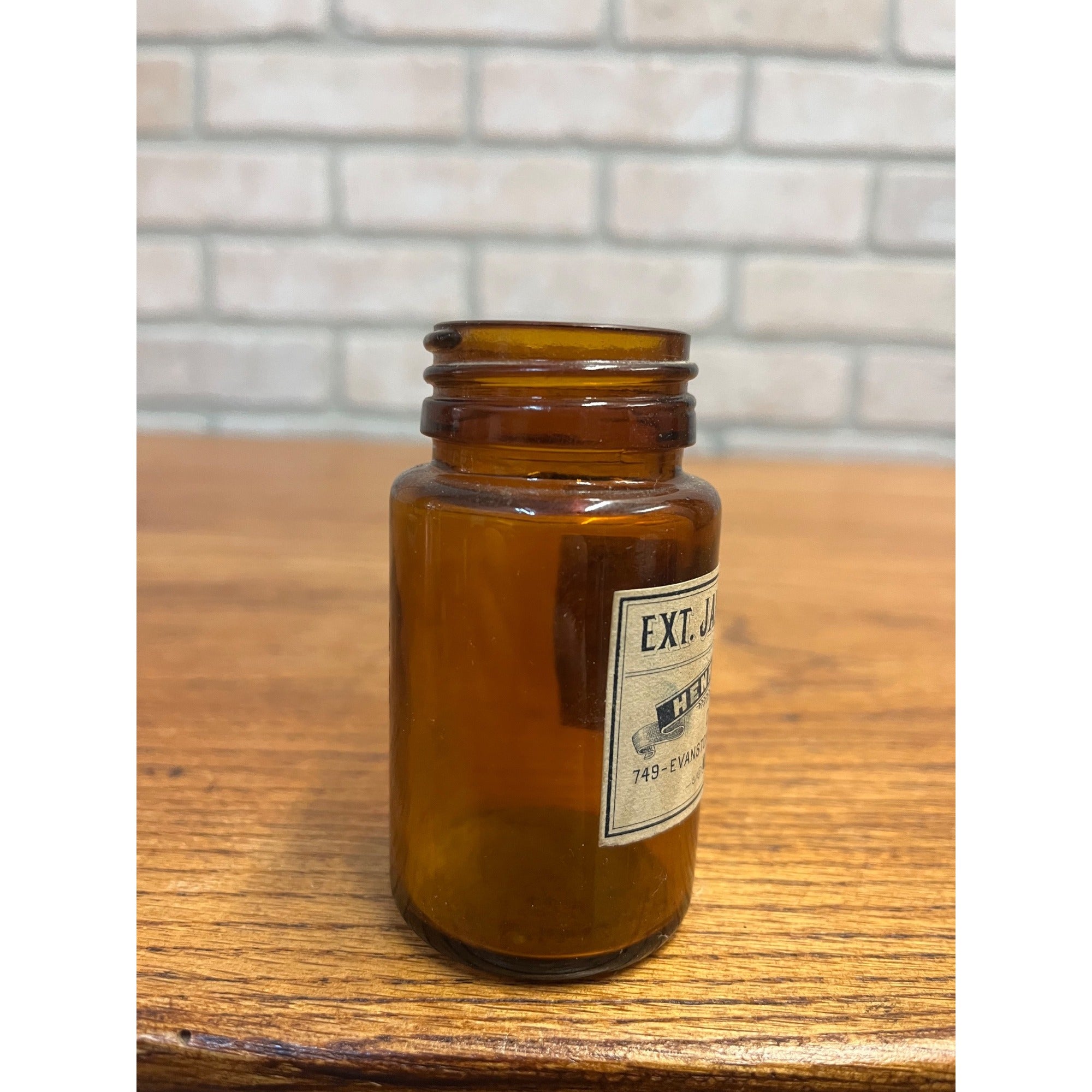 Vintage Jamaica Ginger Henry Ohlendorf Druggist Chicago Glass Medicine Bottle