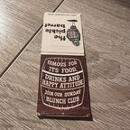 Vintage The Pickle Barrel Restaurant Advertising Matchbook