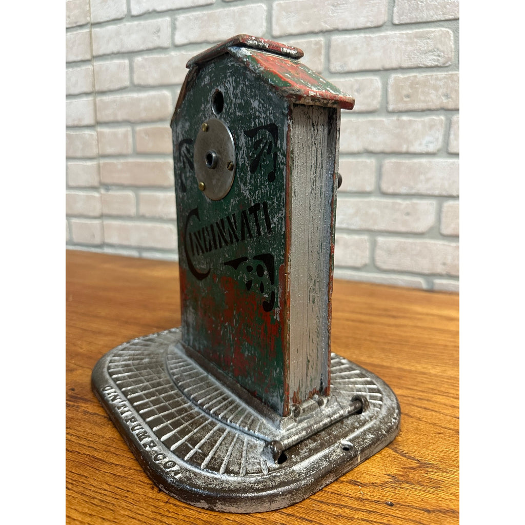 Antique 1920s Cincinnati Water Pump Salesman Sample Pencil Sharpener Advertising