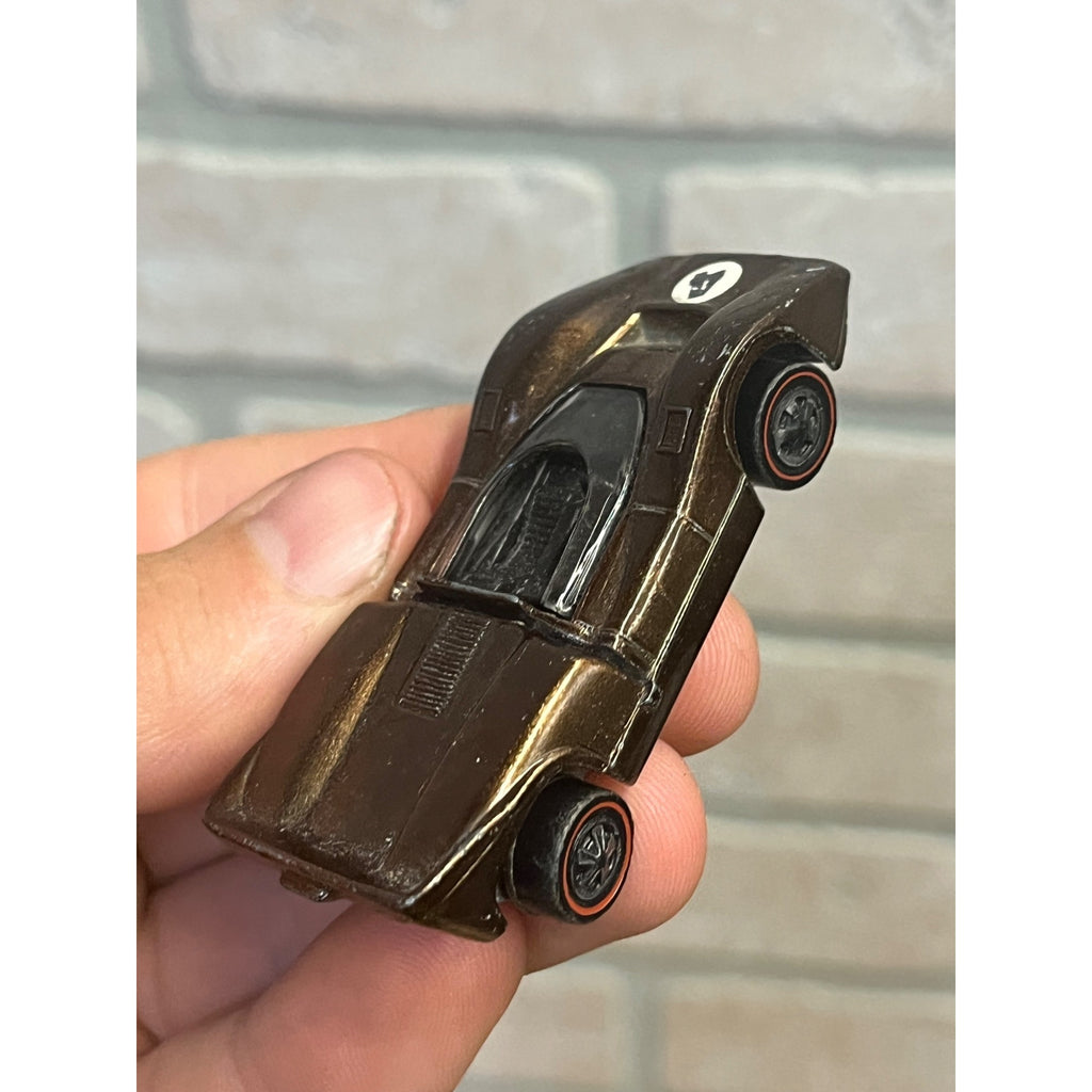 Vintage Hot Wheels Redline 1968 McLaren M6A Chocolate Brown - Very Good