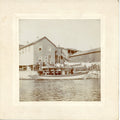 Antique Vintage Cabinet Photo Fond du Lac Wisconsin WI Photograph River Boat