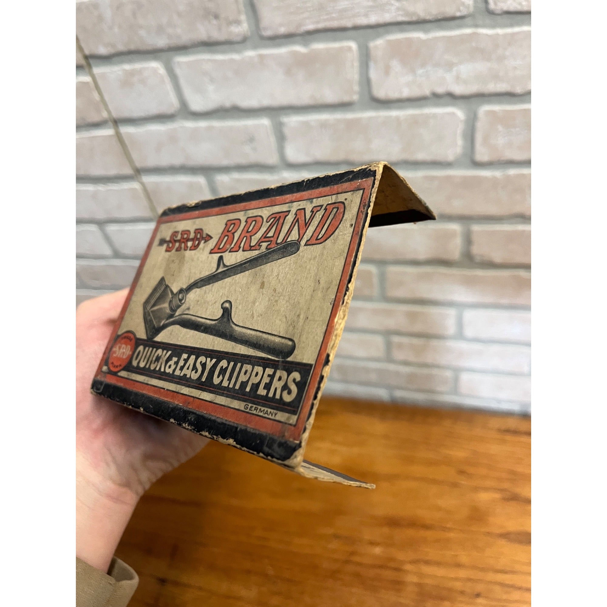 Vintage SRD Brand German Hair Cutter Original Box Barber Shop Manual Hand Clipper