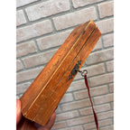 Antique Primitive Childrens Wooden Pencil Boxes Cases Little Red Riding Hood Lot