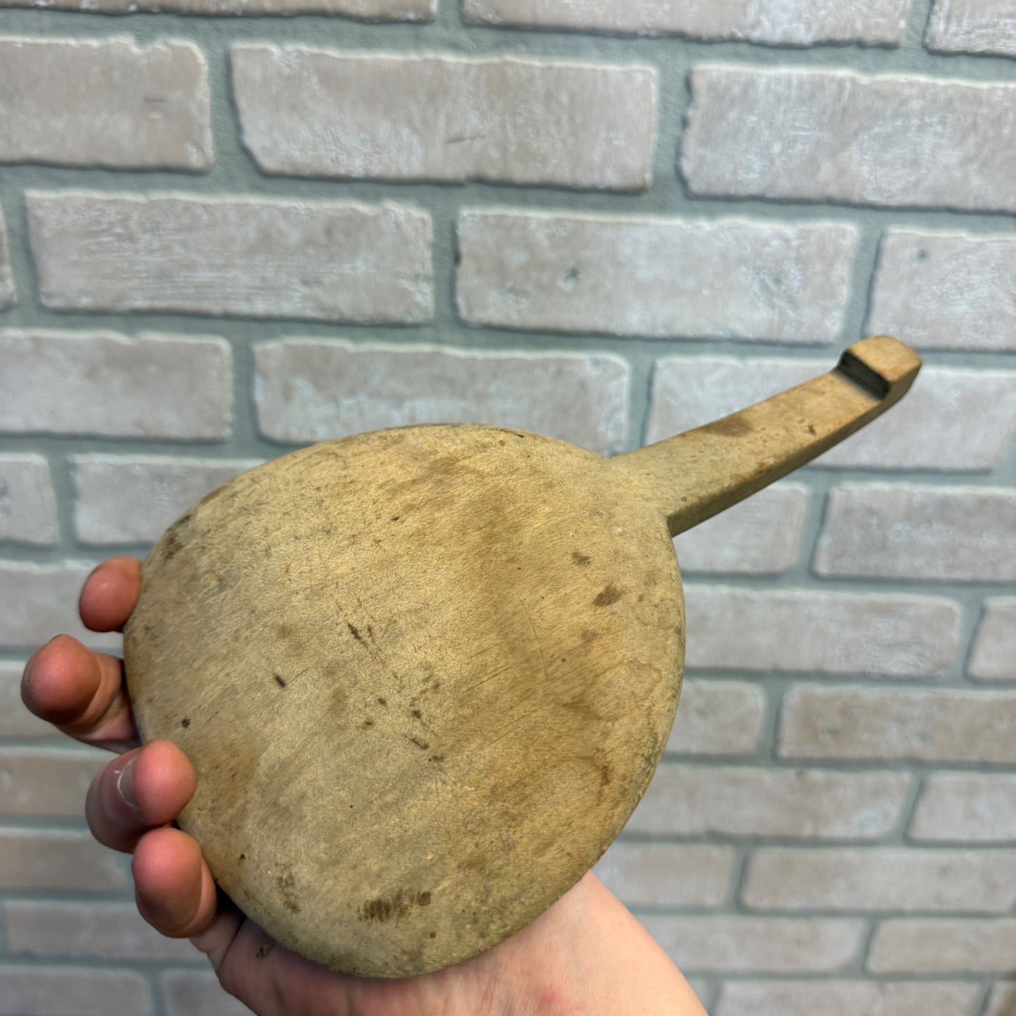 Antique Primitive 19th c. Wooden Carved Butter Paddle Scoop Kitchen Farmhouse