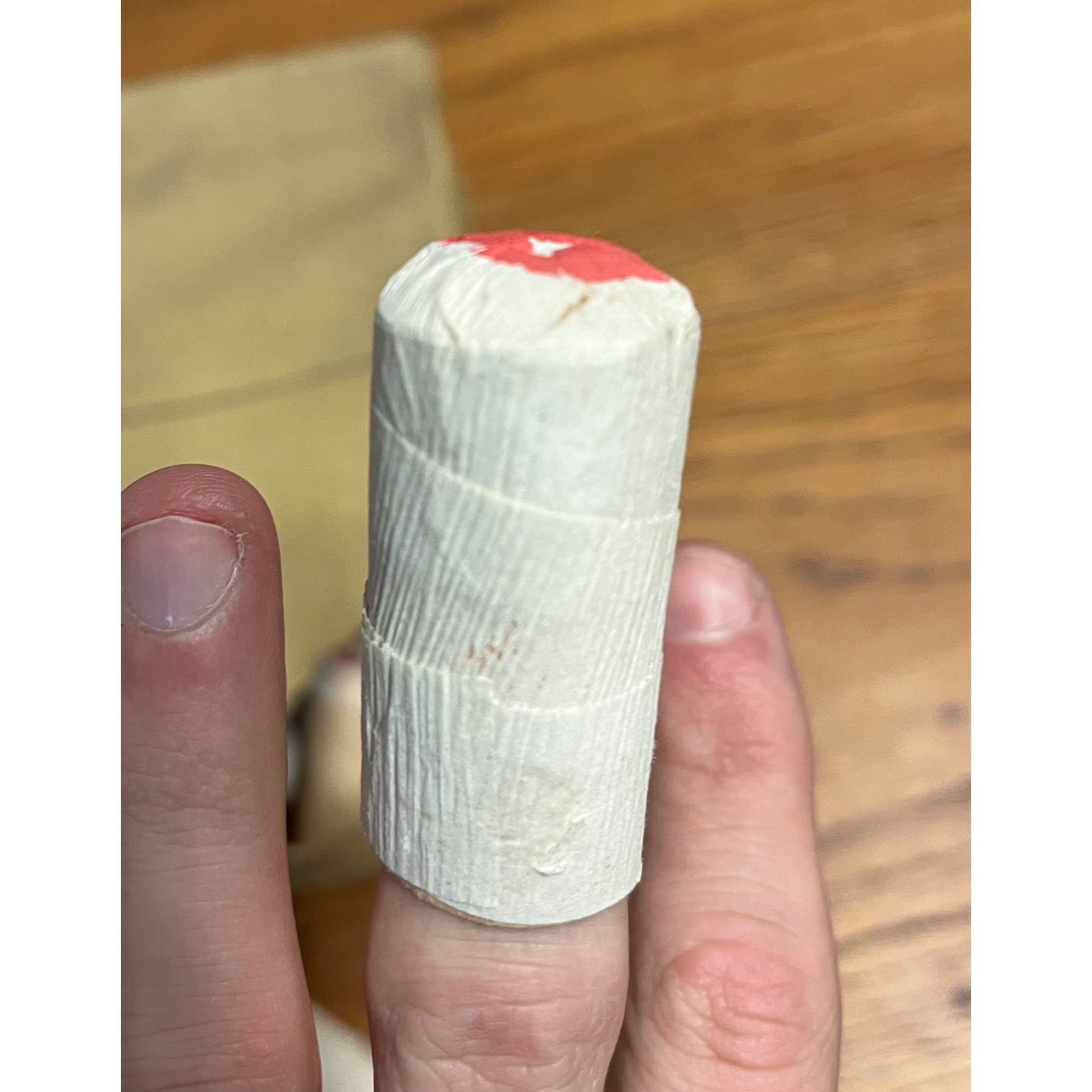 Vintage 1950s NOS Box Gag Novelty Prank Gifts Bandaged Finger Spring Toys Japan