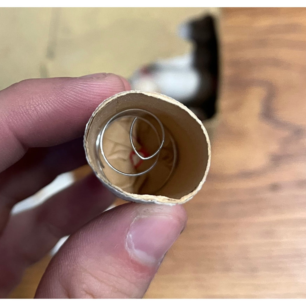 Vintage 1950s NOS Box Gag Novelty Prank Gifts Bandaged Finger Spring Toys Japan