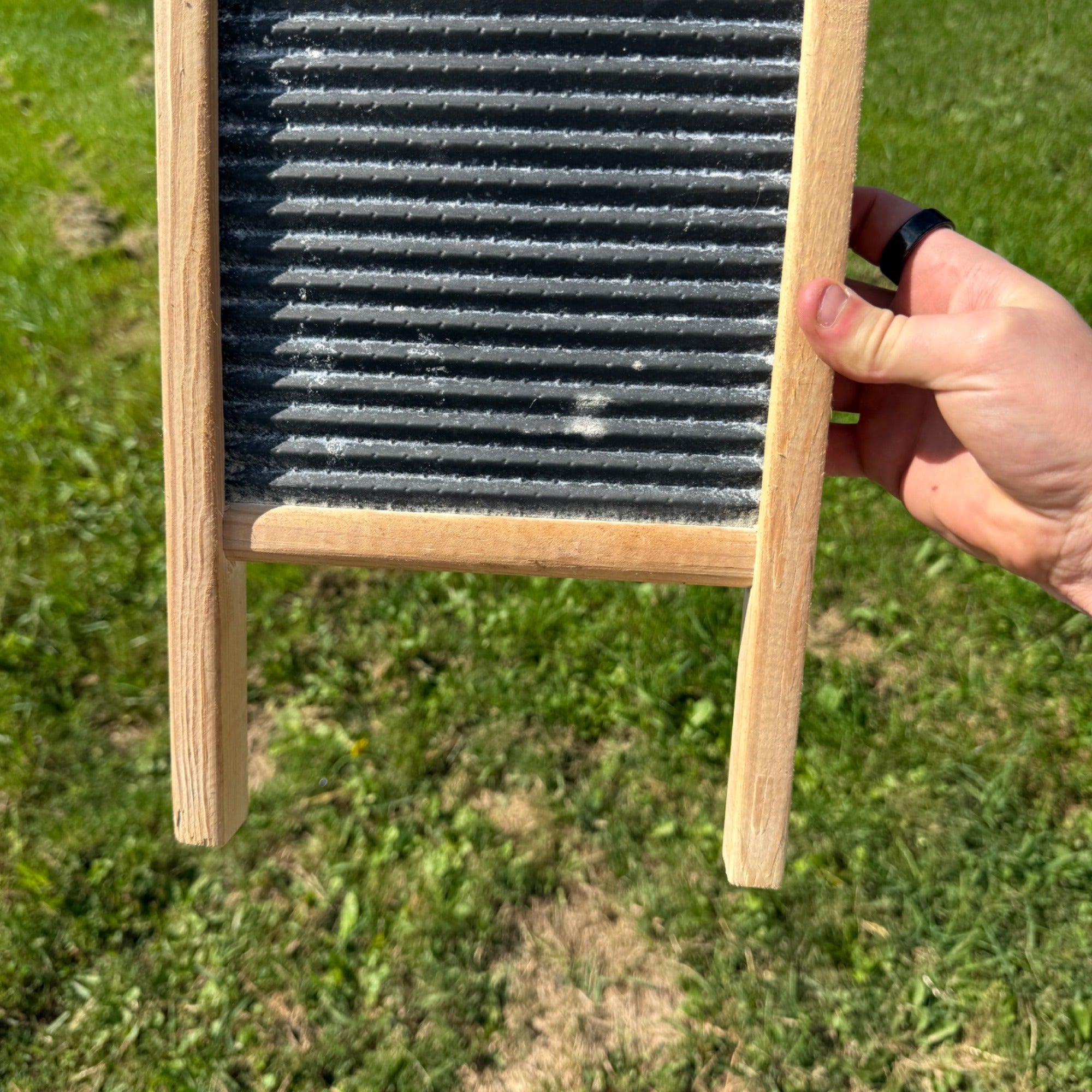 Vintage Zing King No. 703 Lingerie Washboard By National Washboard Co. Wood Laundry Tool