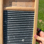 Vintage Zing King No. 703 Lingerie Washboard By National Washboard Co. Wood Laundry Tool
