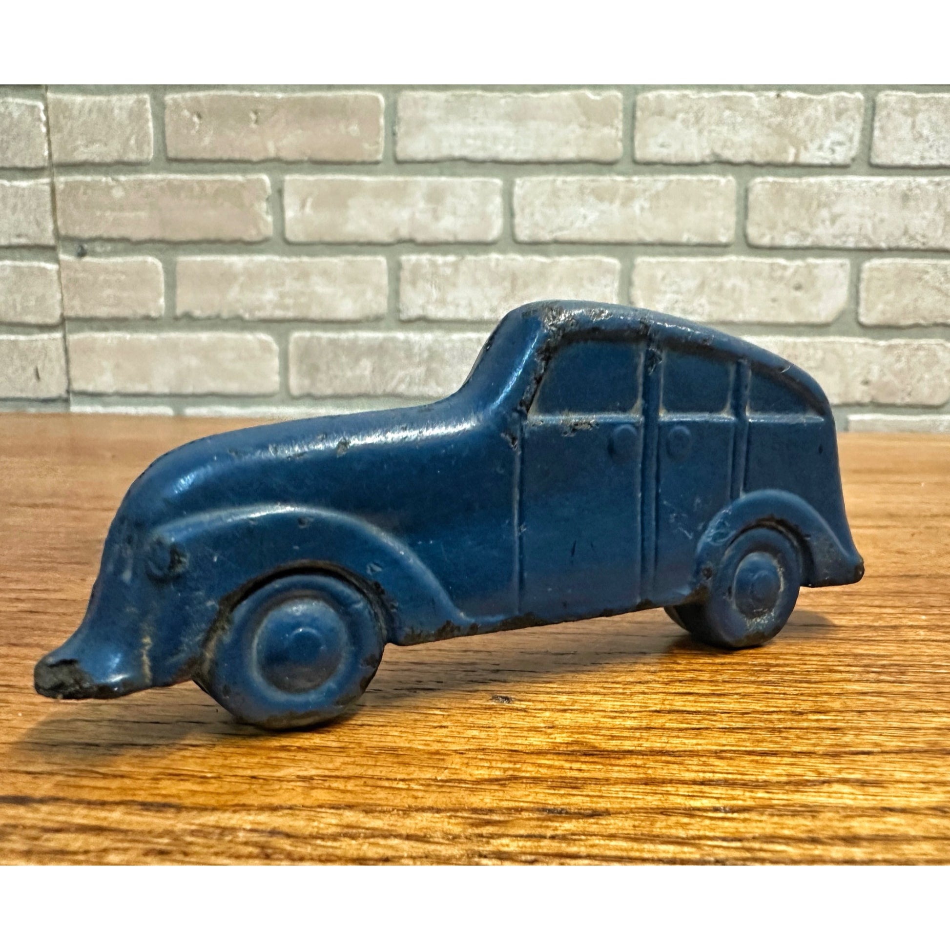 Vintage Judy Toys Happy's Farm Family Flat Rubber Sedan Car Automobile