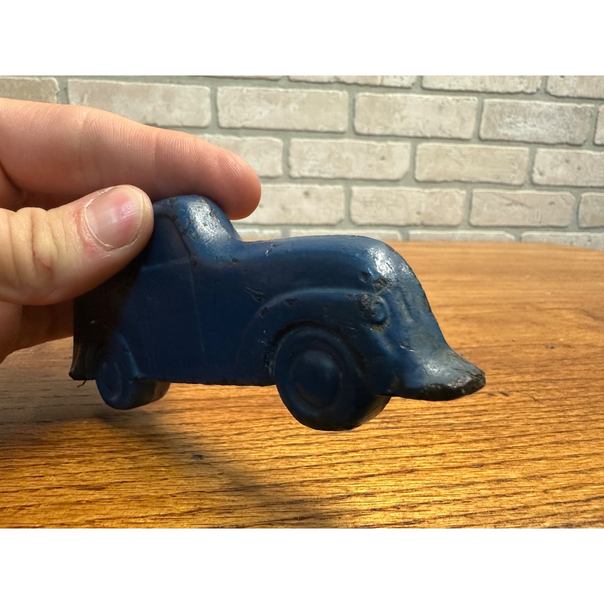 Vintage Judy Toys Happy's Farm Family Flat Rubber Sedan Car Automobile