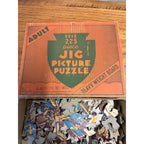 Antique 1930s A Hunt We Will Adult Whitman Jigsaw Jig Puzzle Game Picture