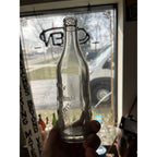 Vintage Wautoma Bottling Works Wis Embossed Sofa Bottle 24oz Wisconsin WI