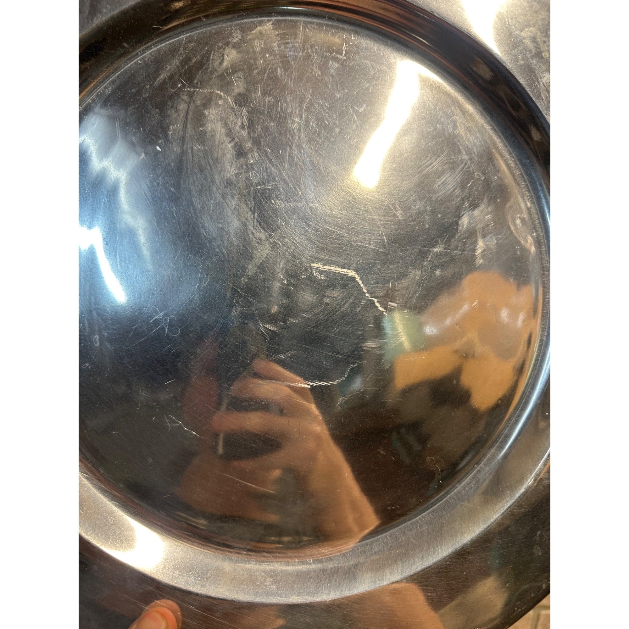 Vintage Wilton Pewter Serving Tray Platter 14.25" Round PA