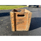 Vintage Wooden Crate Jung Beverages Random Lake Wisconsin Beer Brewing
