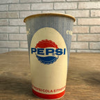 Vintage Diet Pepsi 12oz Come Alive Soda Promo Wax Paper Cup Pepsi Cola