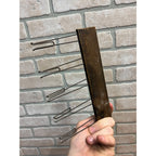 Vintage Blackboard Chalk Holder Wood Wire School Music Teacher Tool 4 Lines